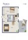 Moderne 2-Zi-Whg. mit Süd-Terrasse und Gartenanteil in Dachau - TOP-Grundriss